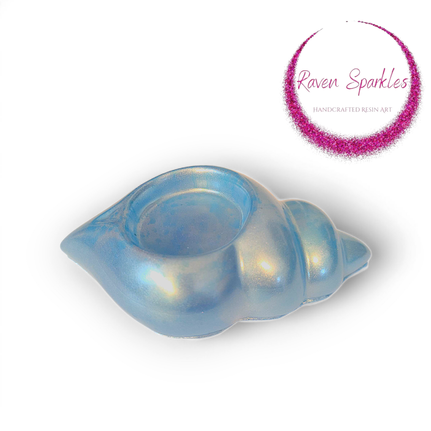 Seashell candle holder