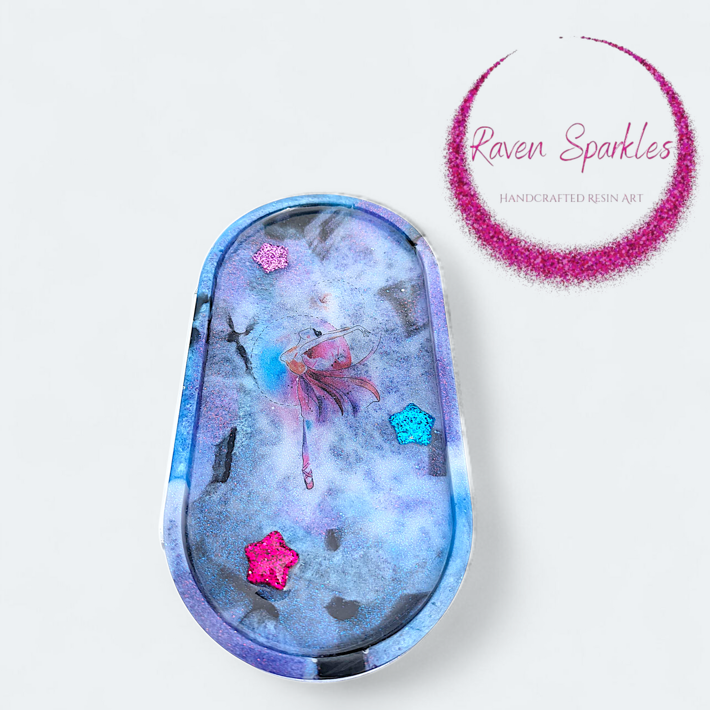 Galaxy Ballerina tray (small)
